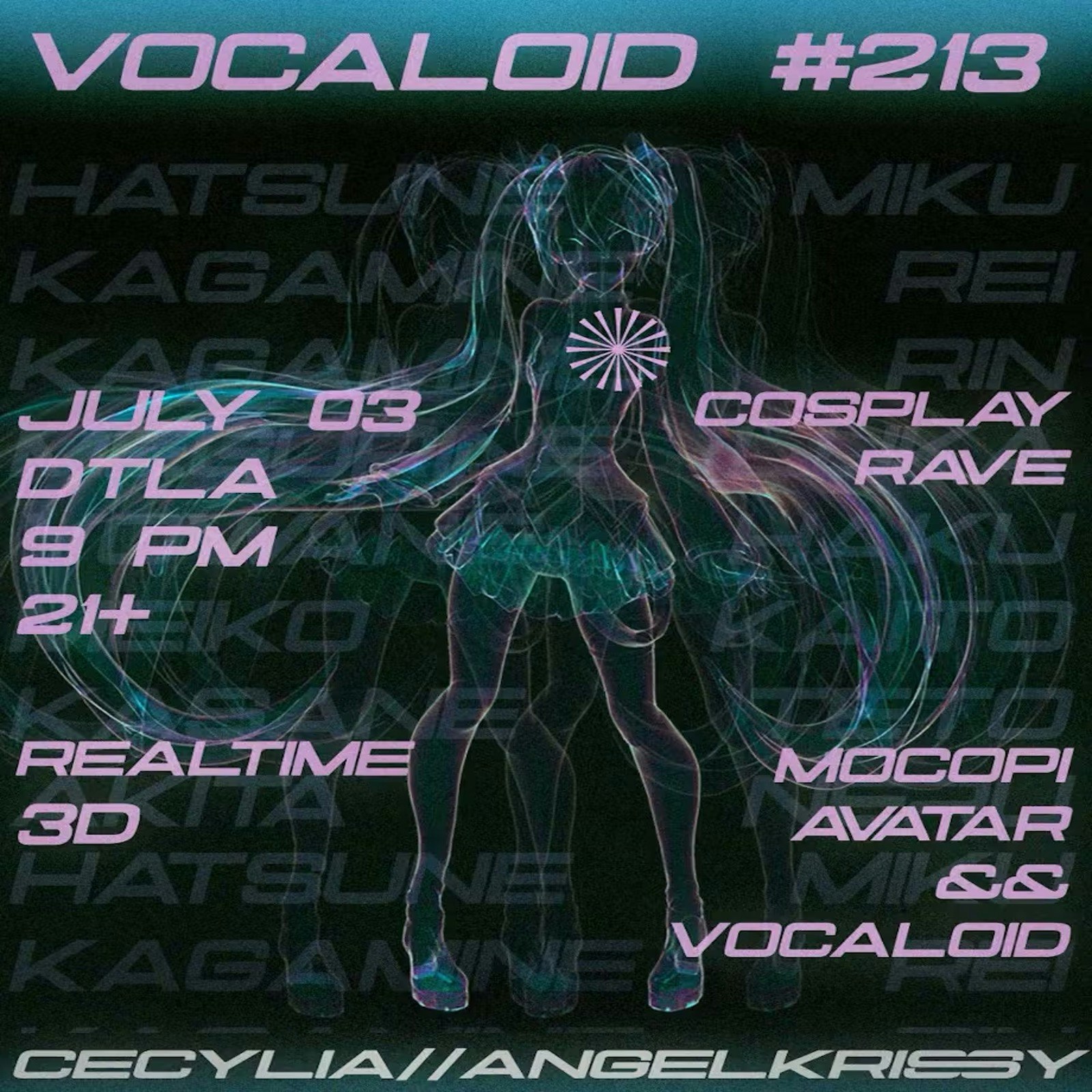 mikuページ VOCALOID #213 Tickets | From $27.51 | 3 Jul @ High Tide, Los
