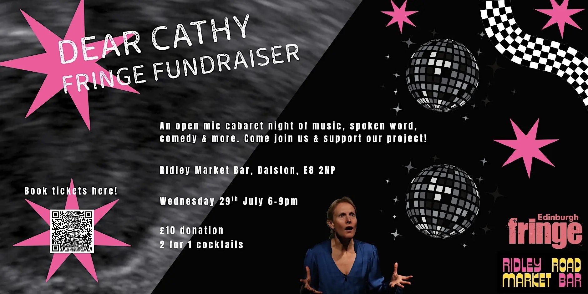 Dear Cathy Fringe Fundraiser - Ridley Road Market Bar