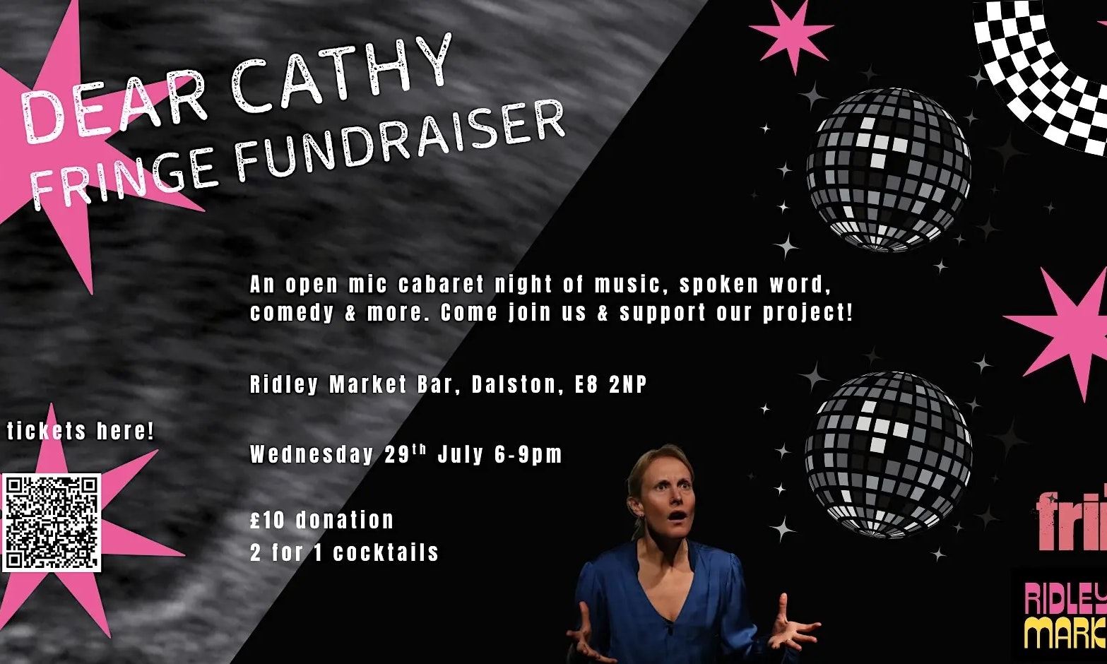 Dear Cathy Fringe Fundraiser