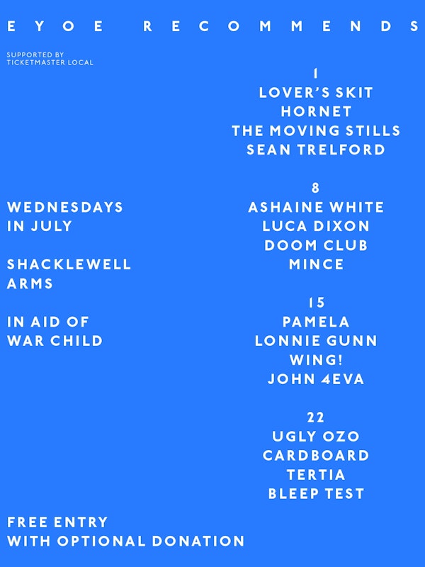 EYOE Recommends: Lonnie Gunn + John 4eva + PAMELA & wing!