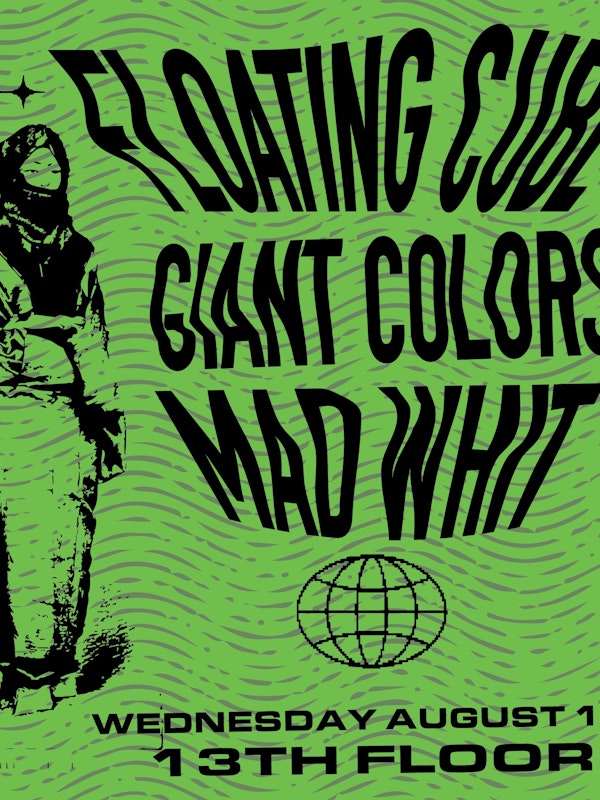 Floating Cube w/ Giant Colors and Mad Whit