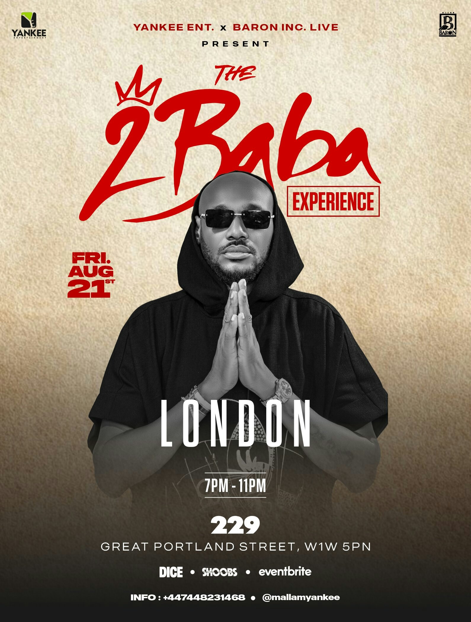 2BABA Experience! London