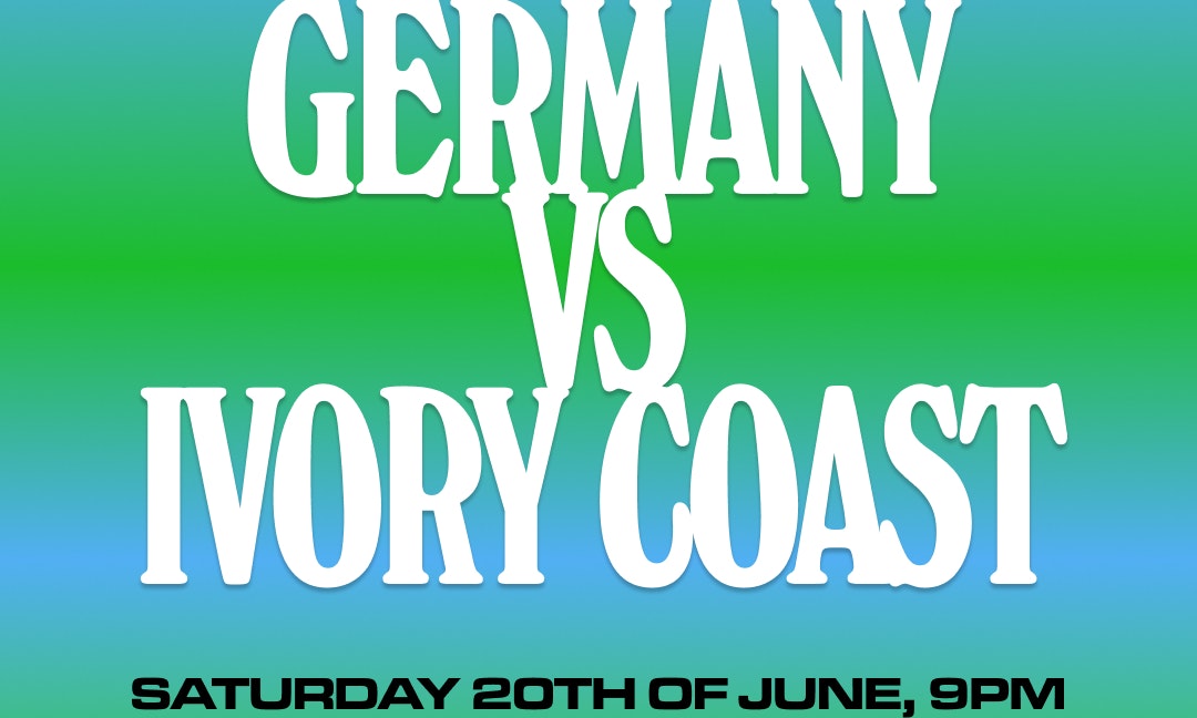 Germany vs Ivory Coast: World cup @ Jaguar Shoes