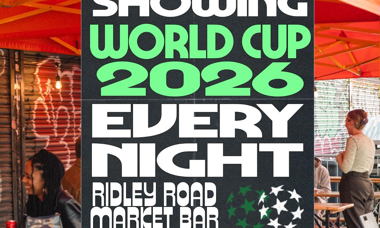 ENGLAND VS GHANA LIVE AT RIDLEY ROAD MARKET BAR