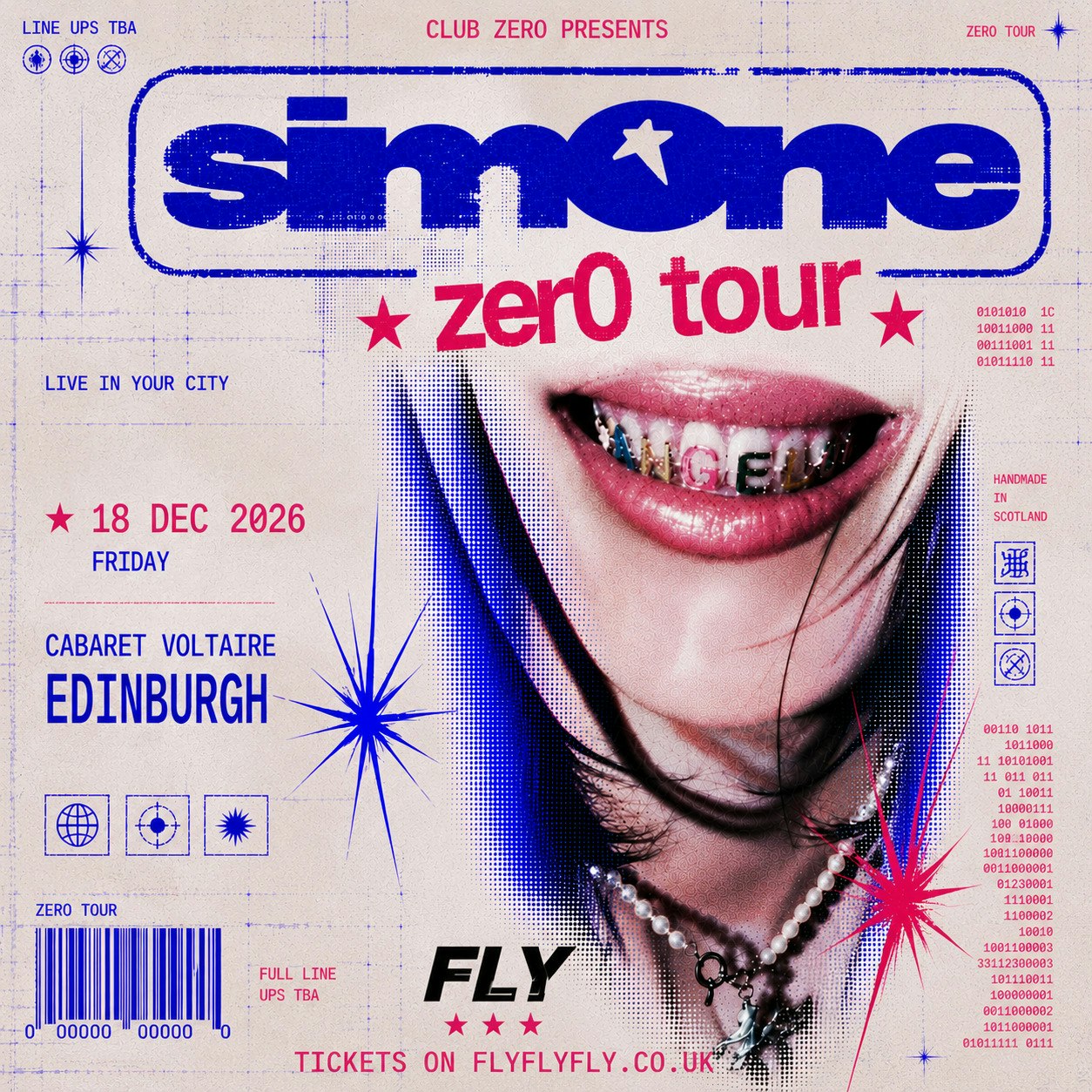 FLY | sim0ne | Edinburgh at Cabaret Voltaire, Edinburgh