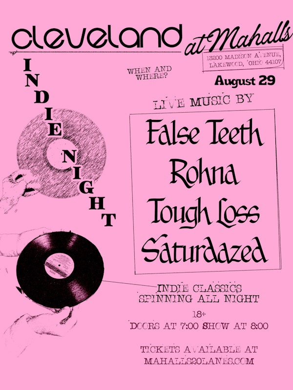 Indie Night w/ False Teeth + more