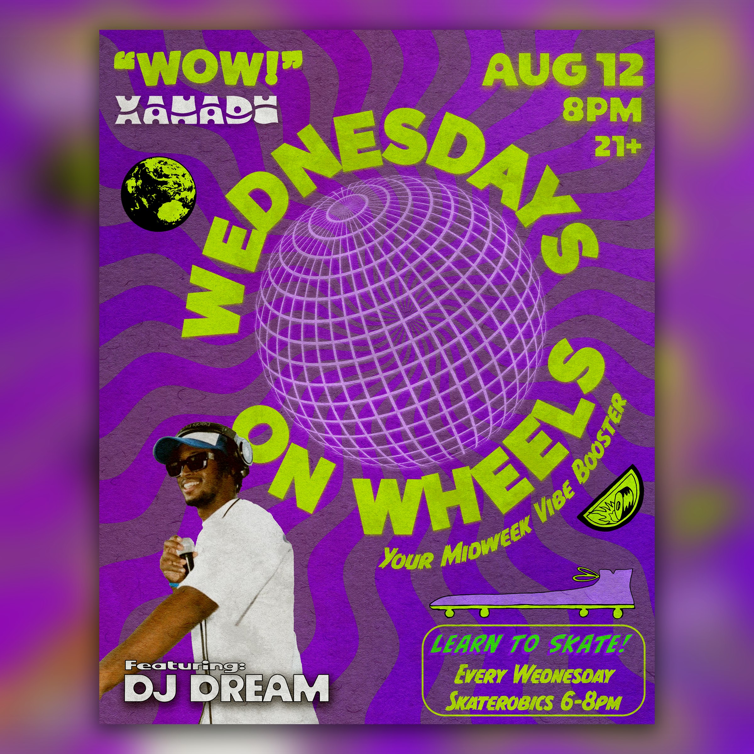 Wednesday on Wheels ft. DJ Dream (skate all night) - Xanadu