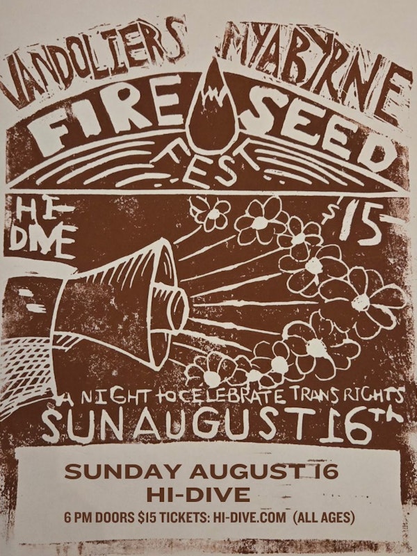 Fire Seed Fest (A Bread & Roses Fundraiser)