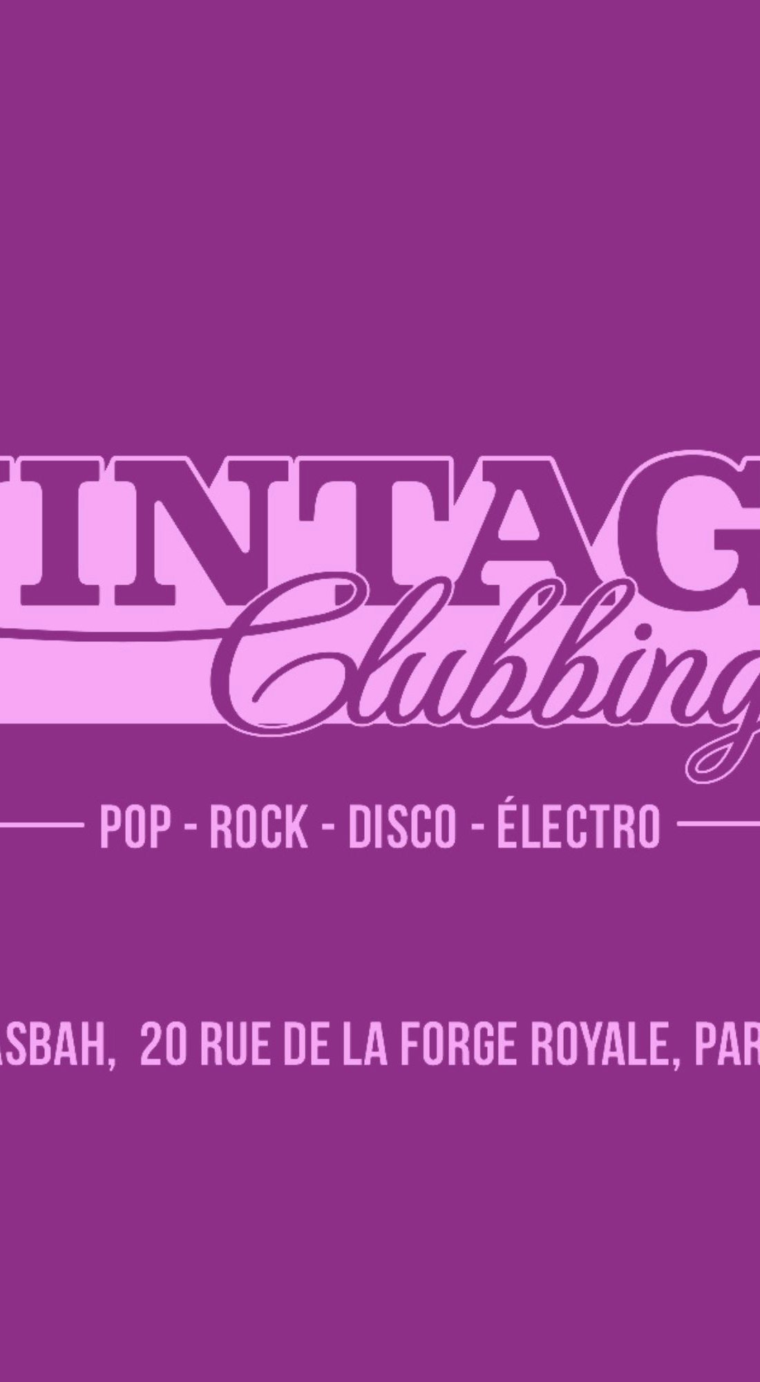 Vintage Clubbing w/ SUPPLÉMENT GROOVE