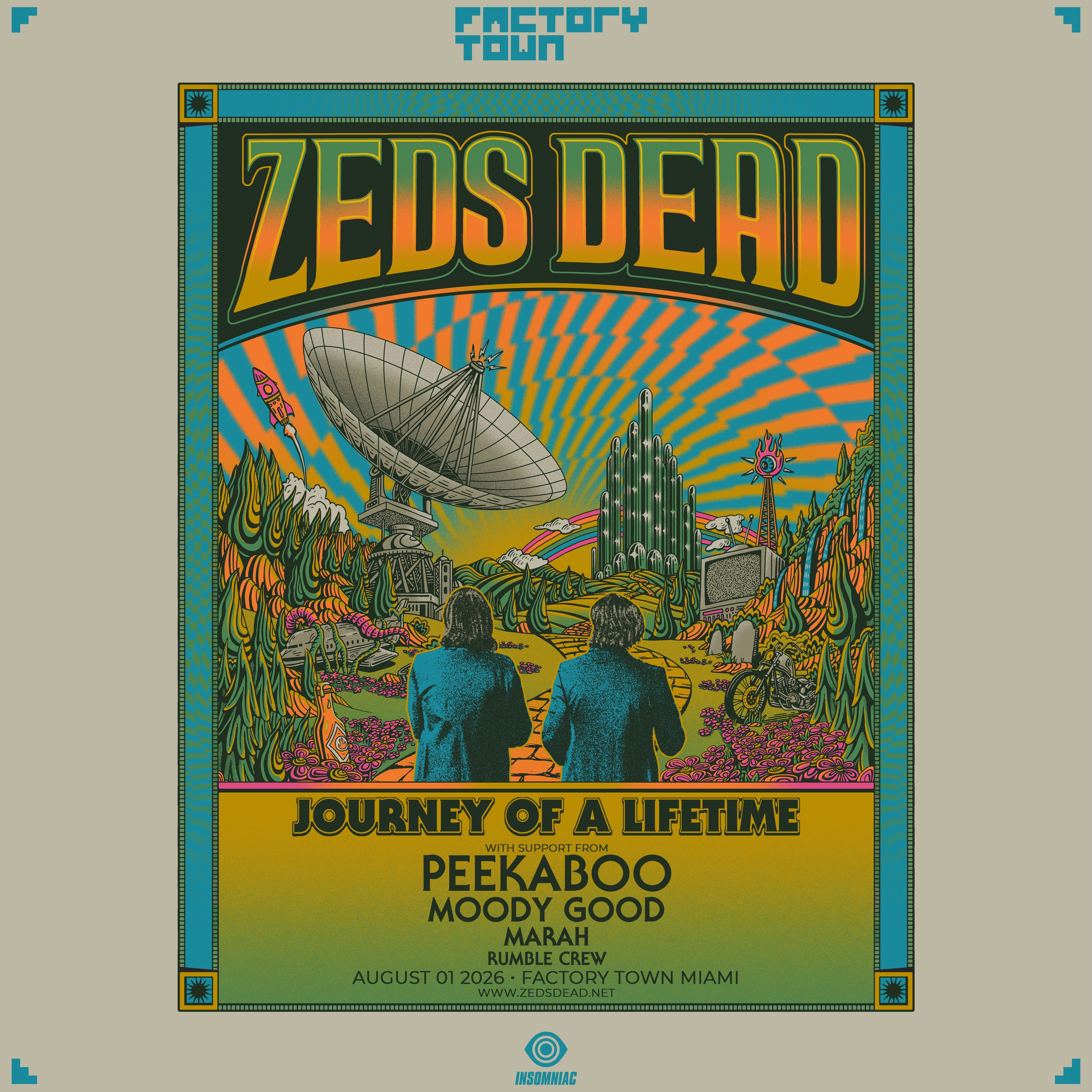 ZEDS DEAD: JOURNEY OF A LIFETIME TOUR Tickets | From $70 | 1 Aug