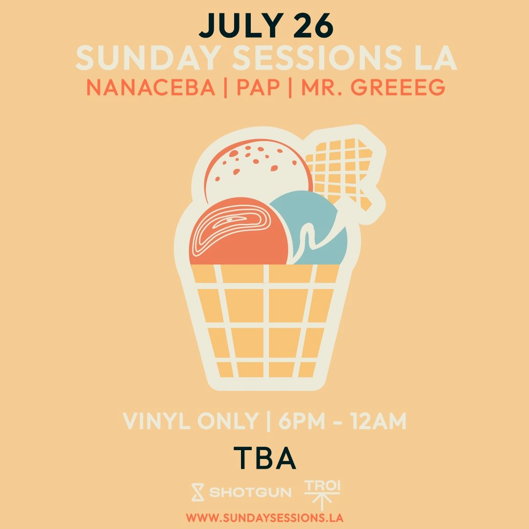 Sunday Sessions LA (Vinyl Only) Open Air 07/26 Tickets | From Free