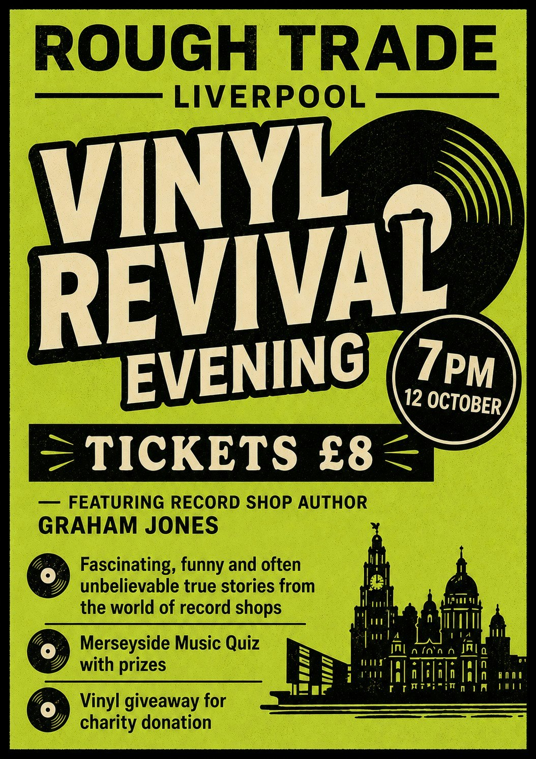 Vinyl Revival Evening w/ Graham Jones at Rough Trade Liverpool, Liverpool