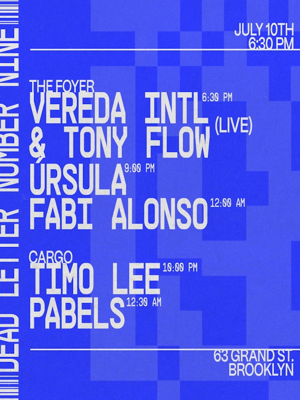 Pabels, Timo Lee, Fabi Alonso, Úrsula +Live Music
