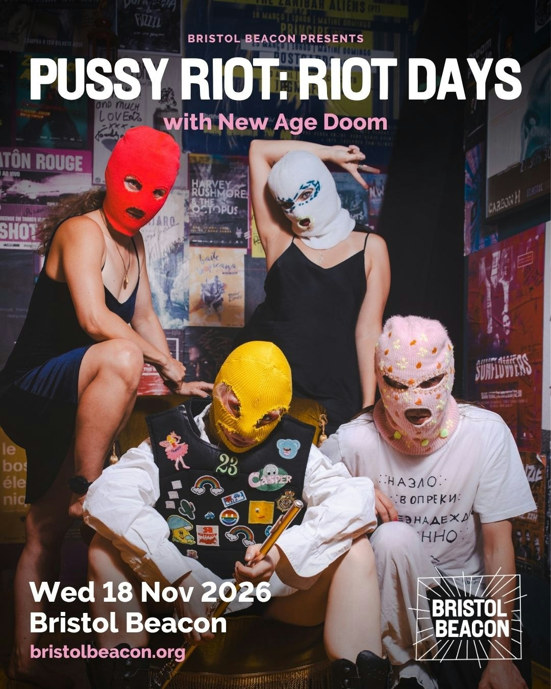 Pussy Riot: Riot Days at The Lantern at Bristol Beacon, Bristol