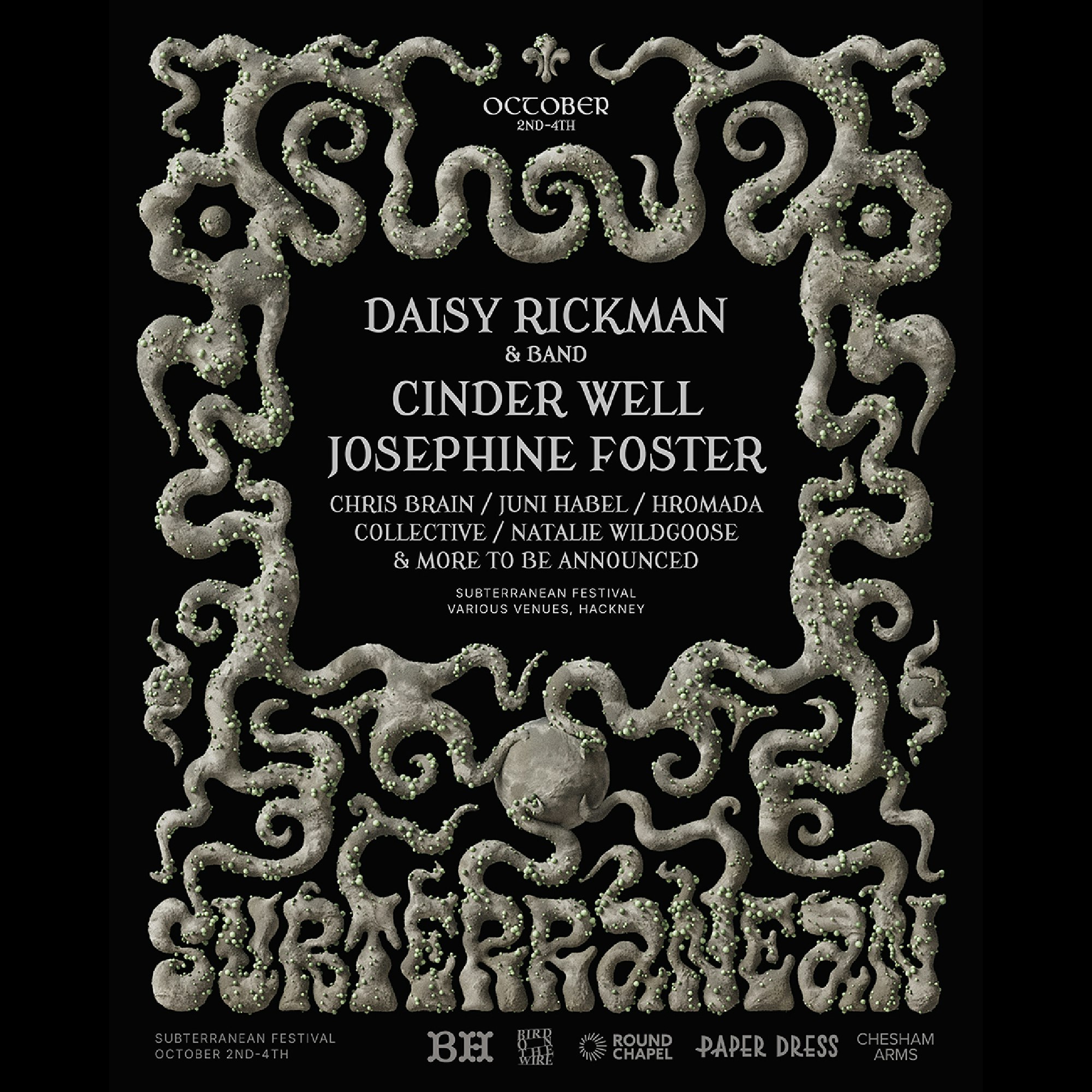 Subterranean Festival (Weekend Ticket) at Various Venues, Hackney, Stratford