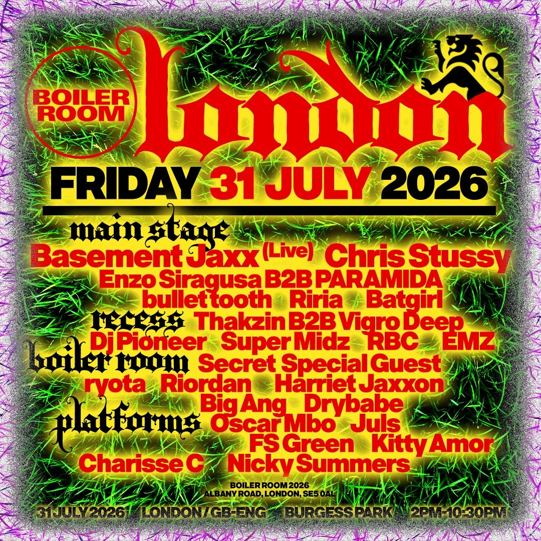 Boiler Room: London (Sold Out)