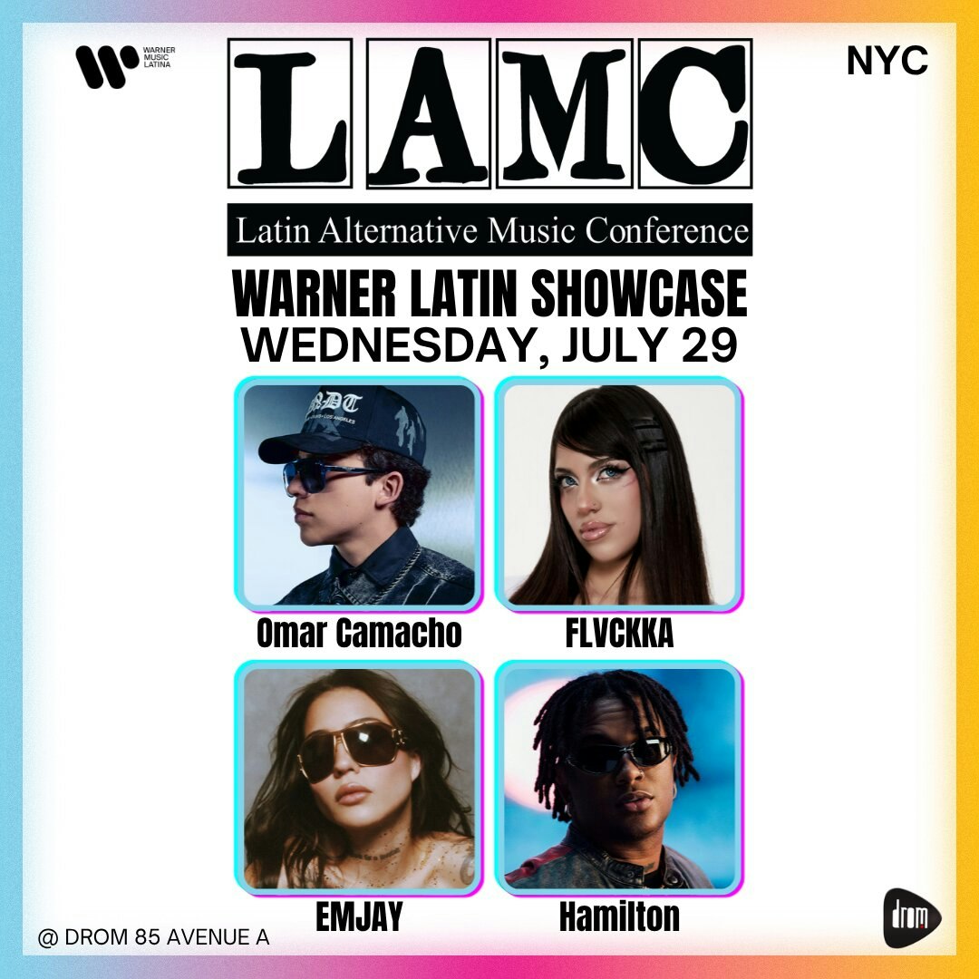 LAMC Showcase: Warner Music Latina Tickets | $10.02 | 29 Jul