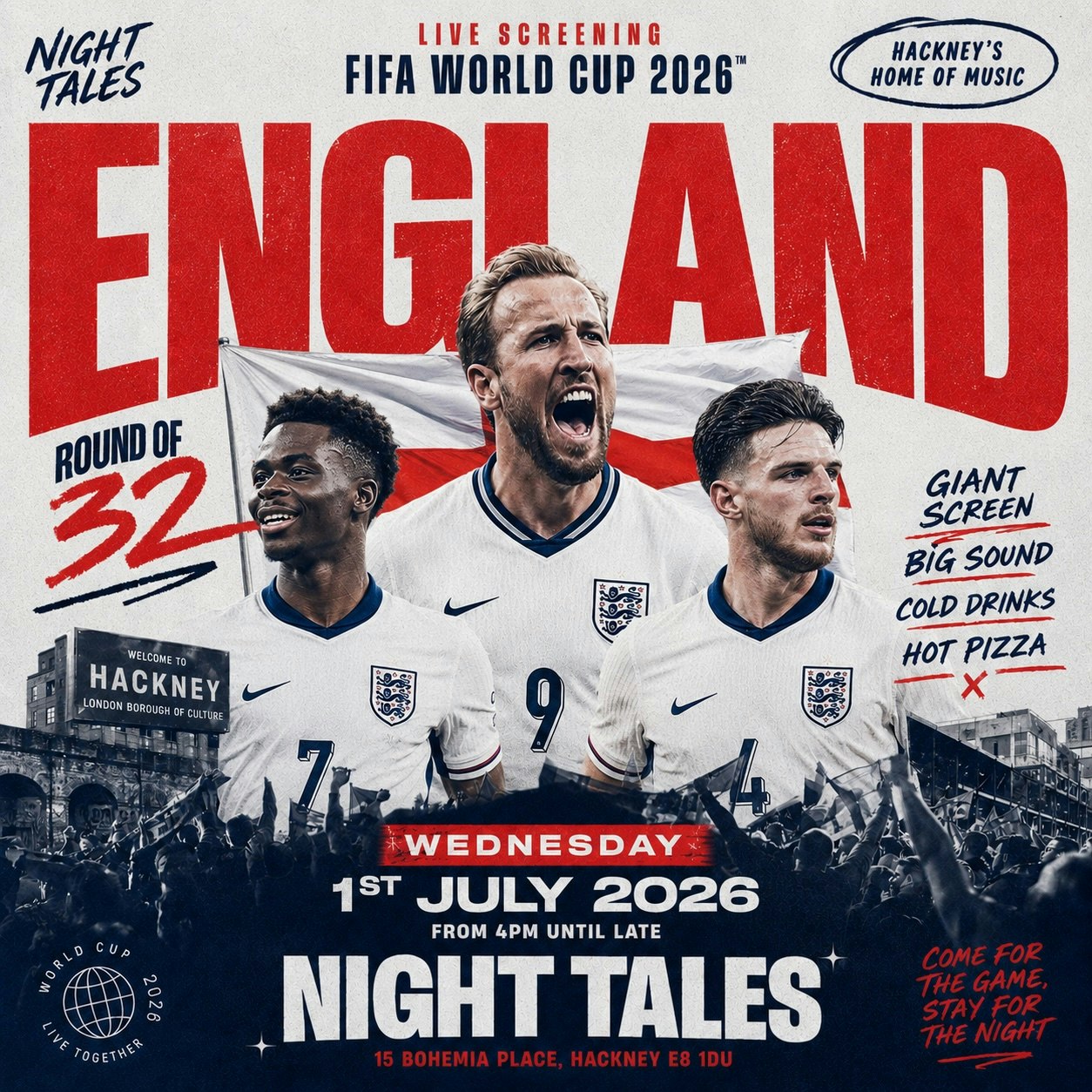 England Round of 32 Screening