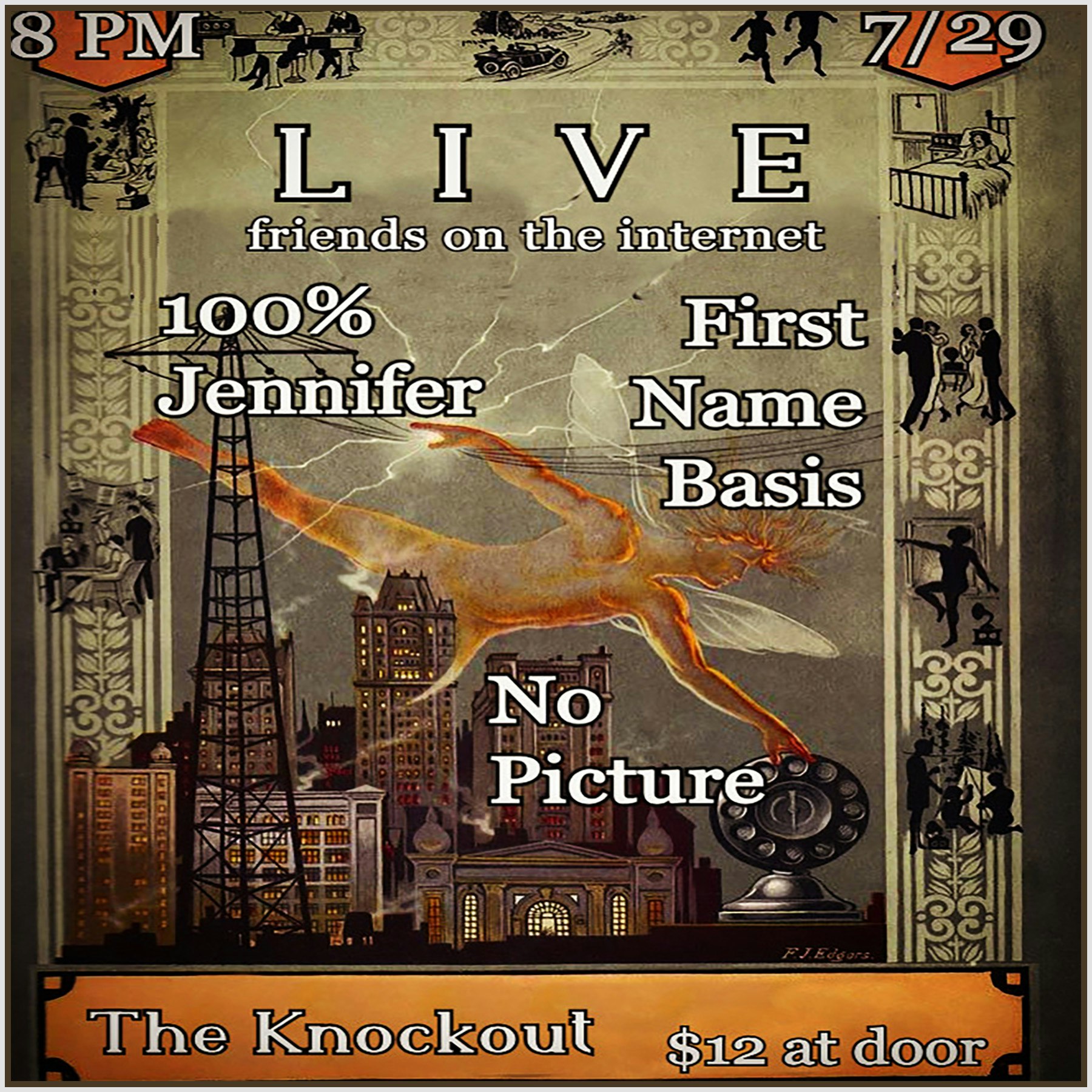 FIRST NAME BASIS (SACRAMENTO) + NO PICTURE + 100% JENNIFER - The Knockout