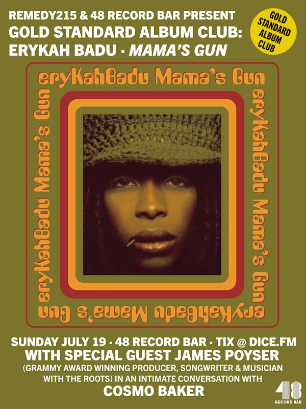 Gold Standard Album Club: Erykah Badu | Mama's Gun