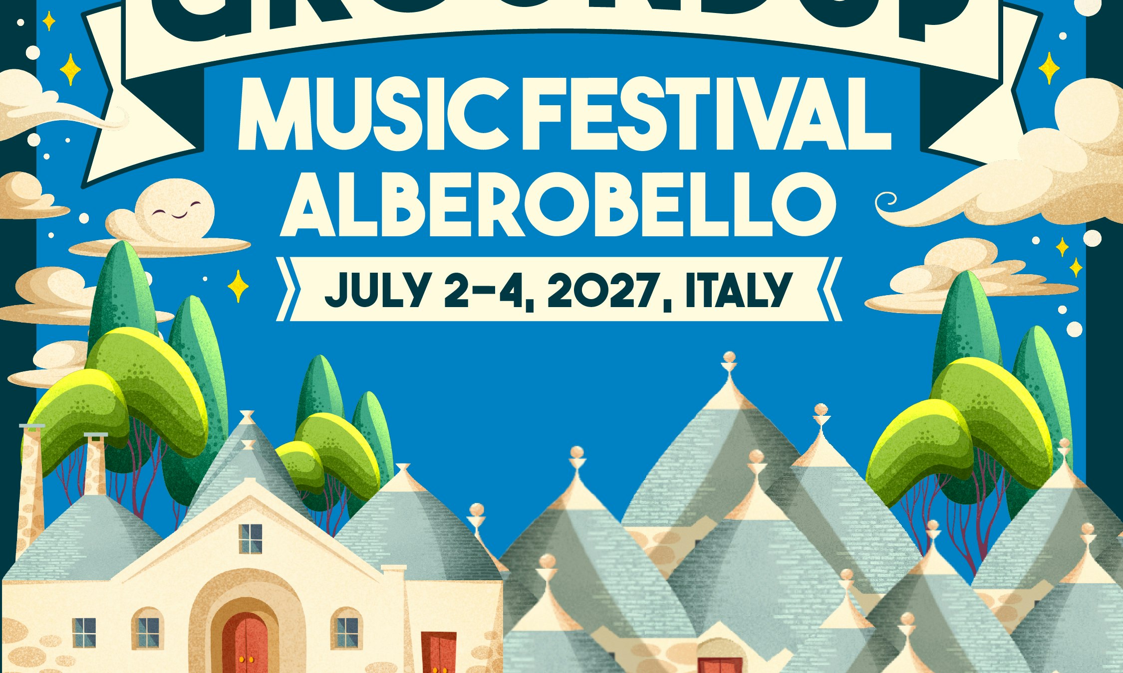 GroundUp Alberobello 2027 - 3 DAYS MAIN STAGE PASS