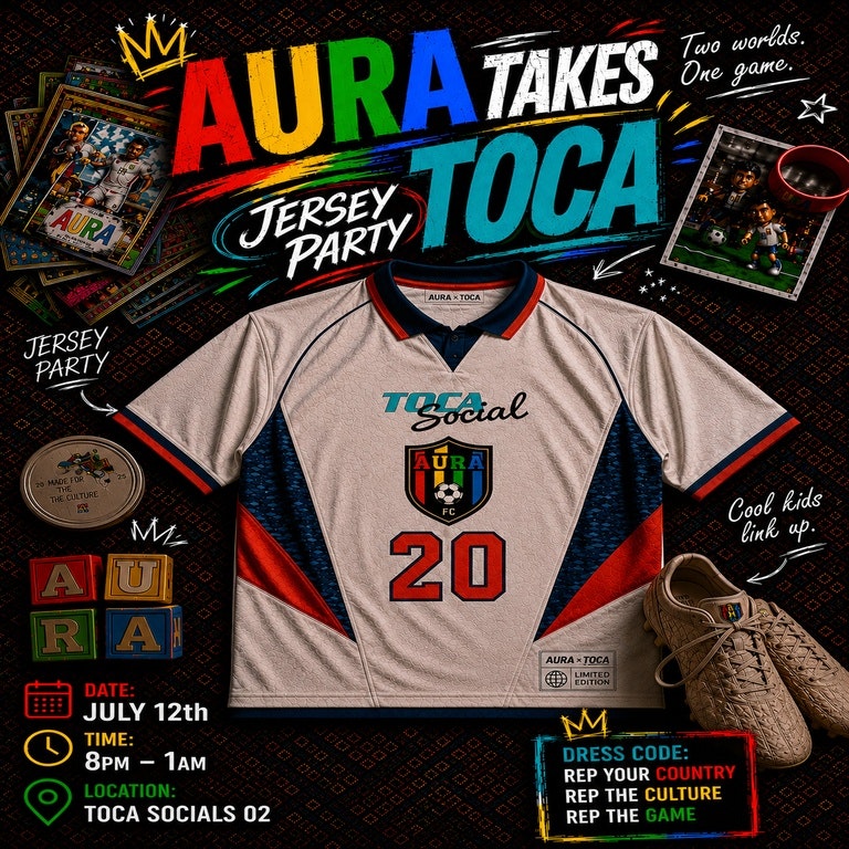 AURA takes TOCA - Jersey Party