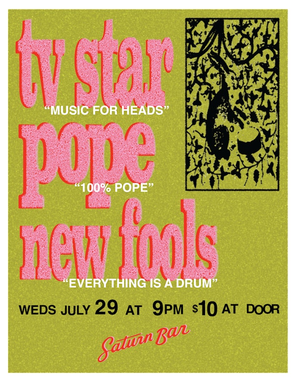 tv star, pope, new fools