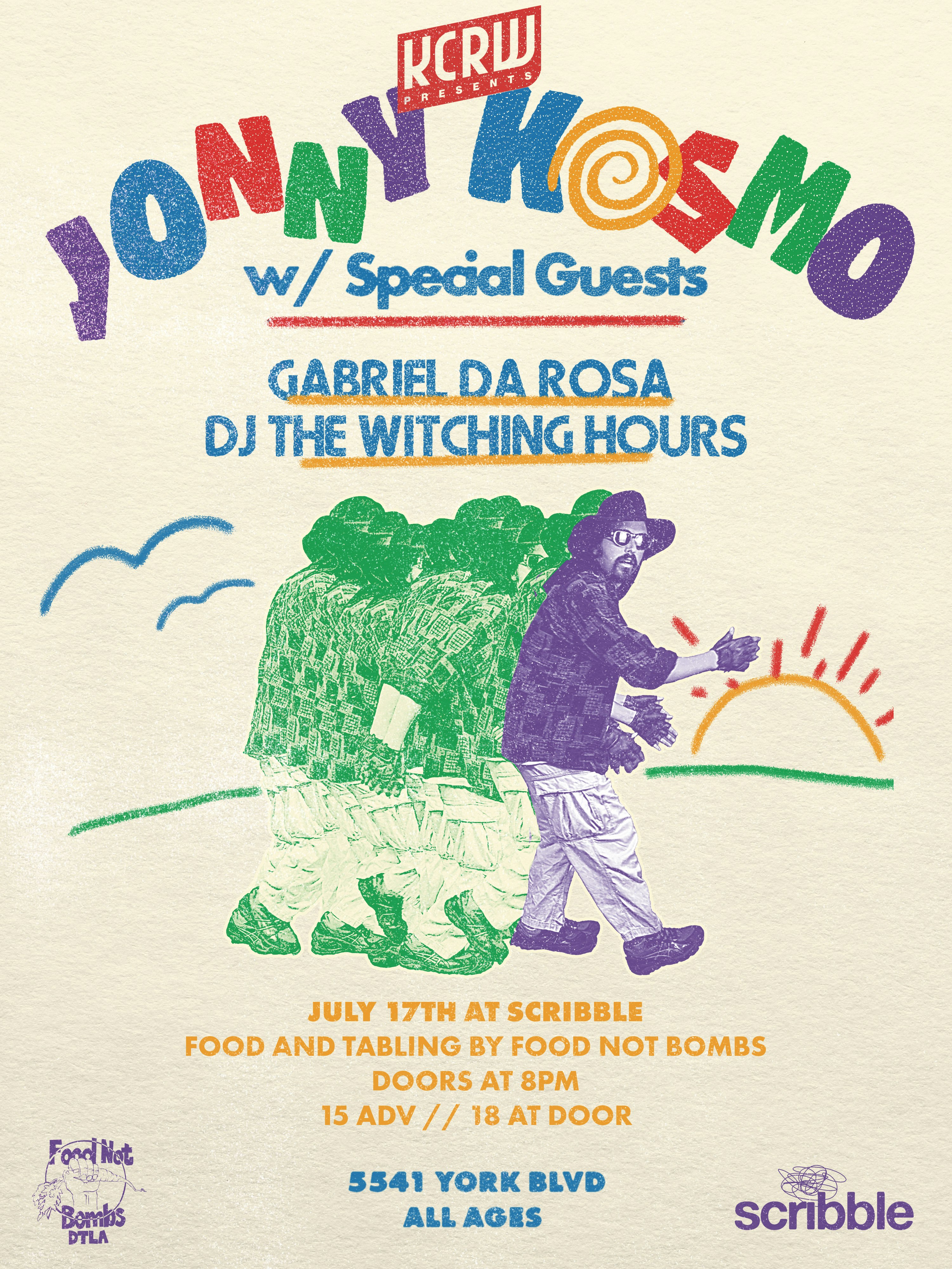 KCRW presents: Jonny Kosmo w/ special guests Tickets | $17.31 | 17