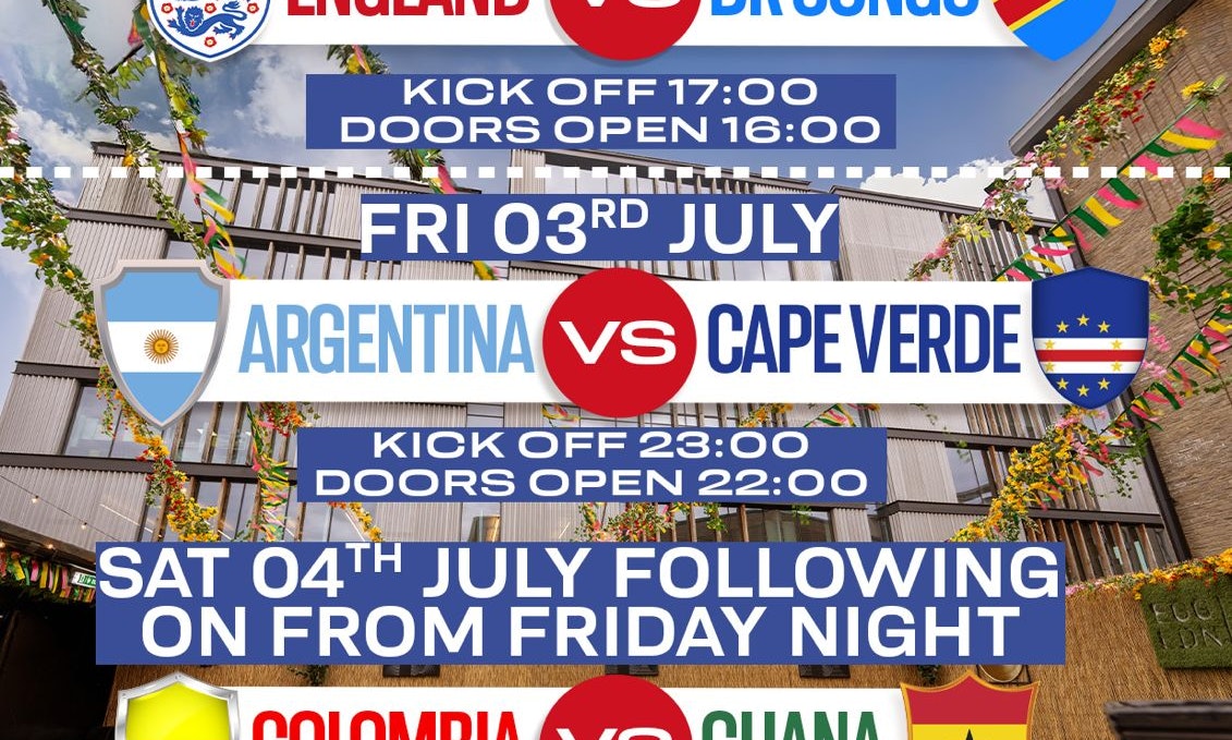 Argentina v Cape Verde and Colombia v Ghana