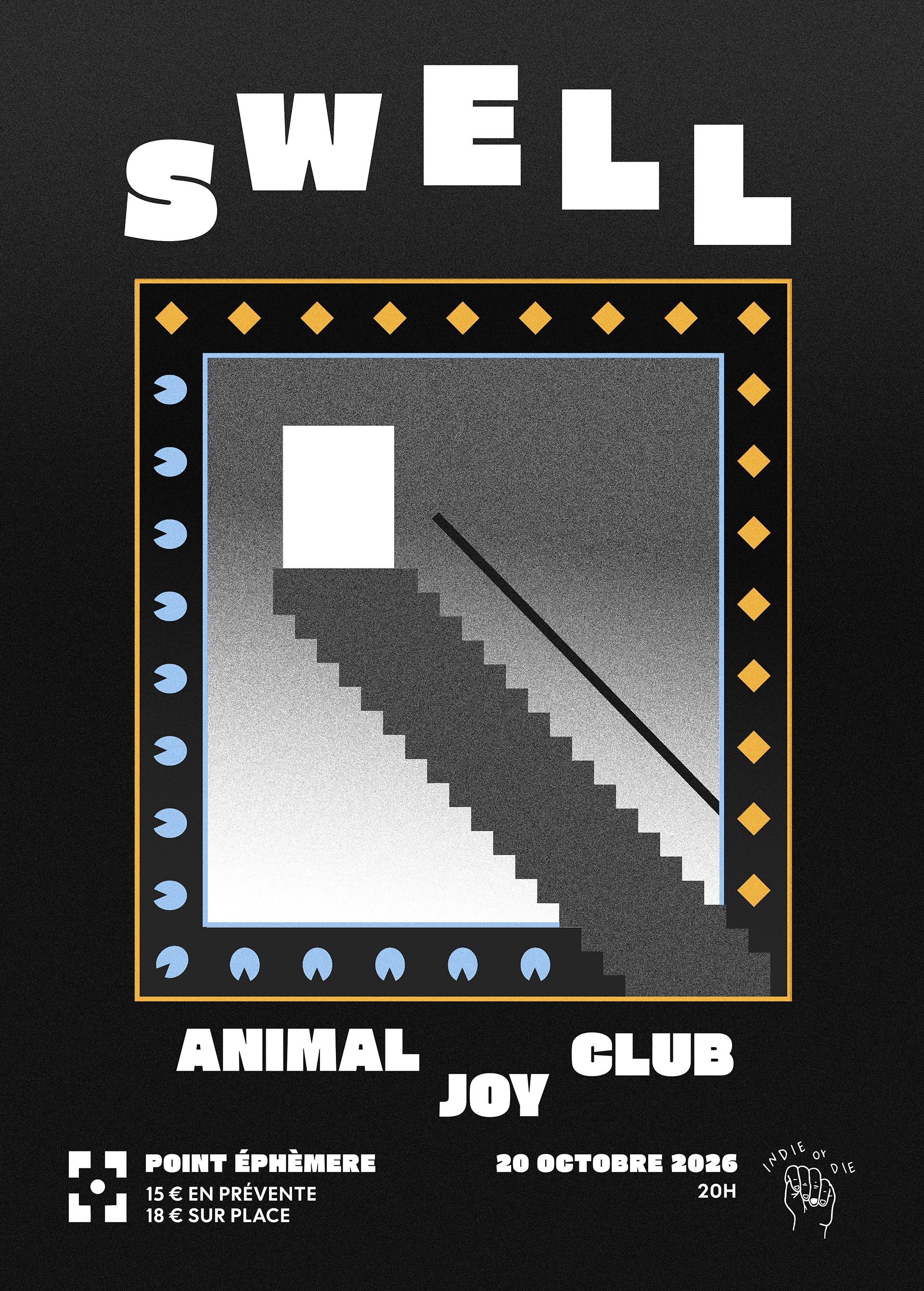Affiche Swell en concert au Point Éphémère