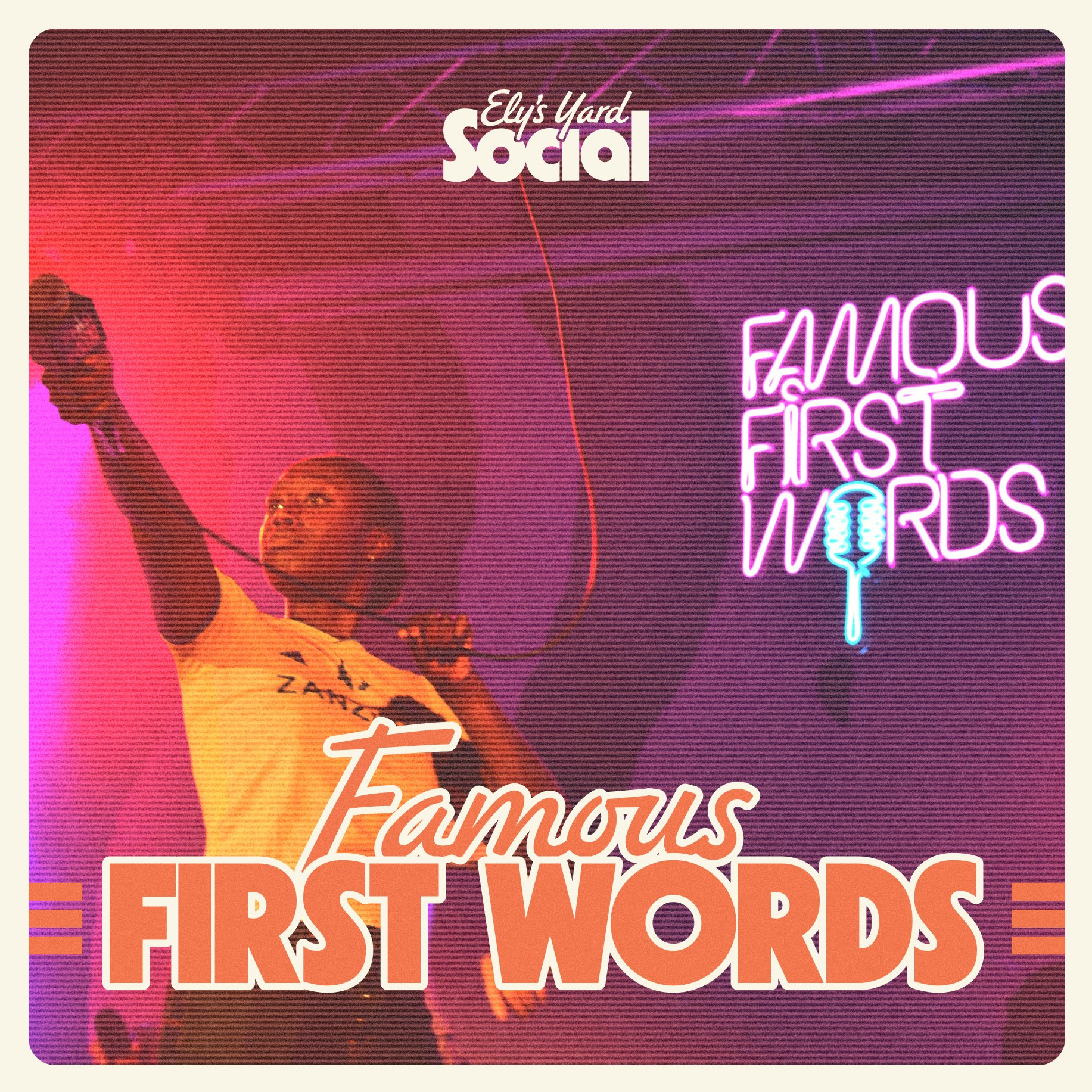 Famous First Words Goes East!