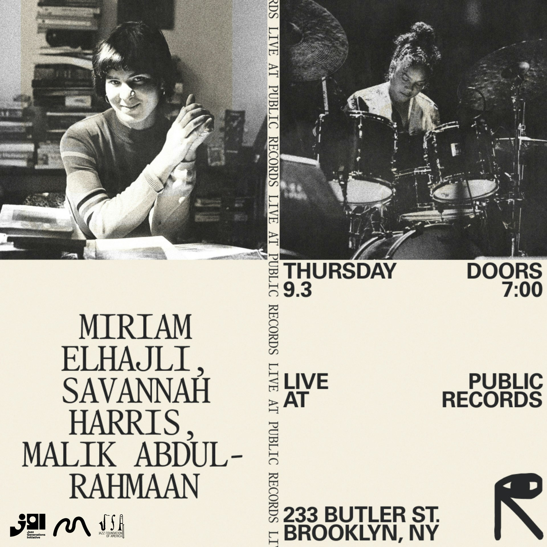 Savannah Harris presents DUAL: Miriam Elhajli, Savannah Harris, Malik Abdul-Rahmaan