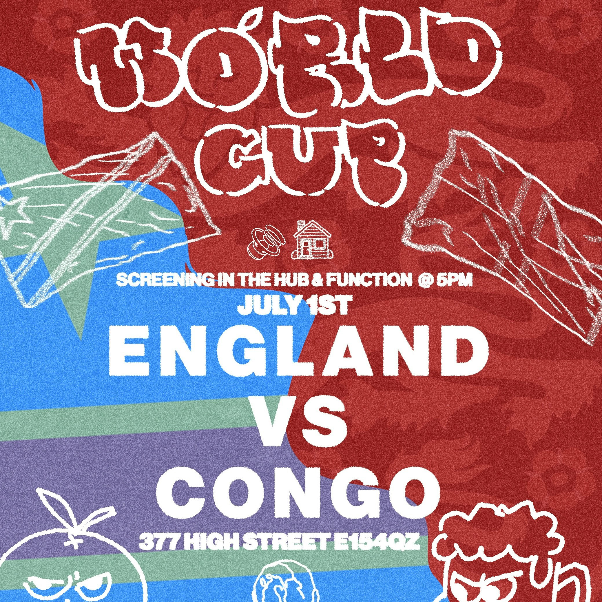 England vs Congo/Belgium vs Senegal Screening