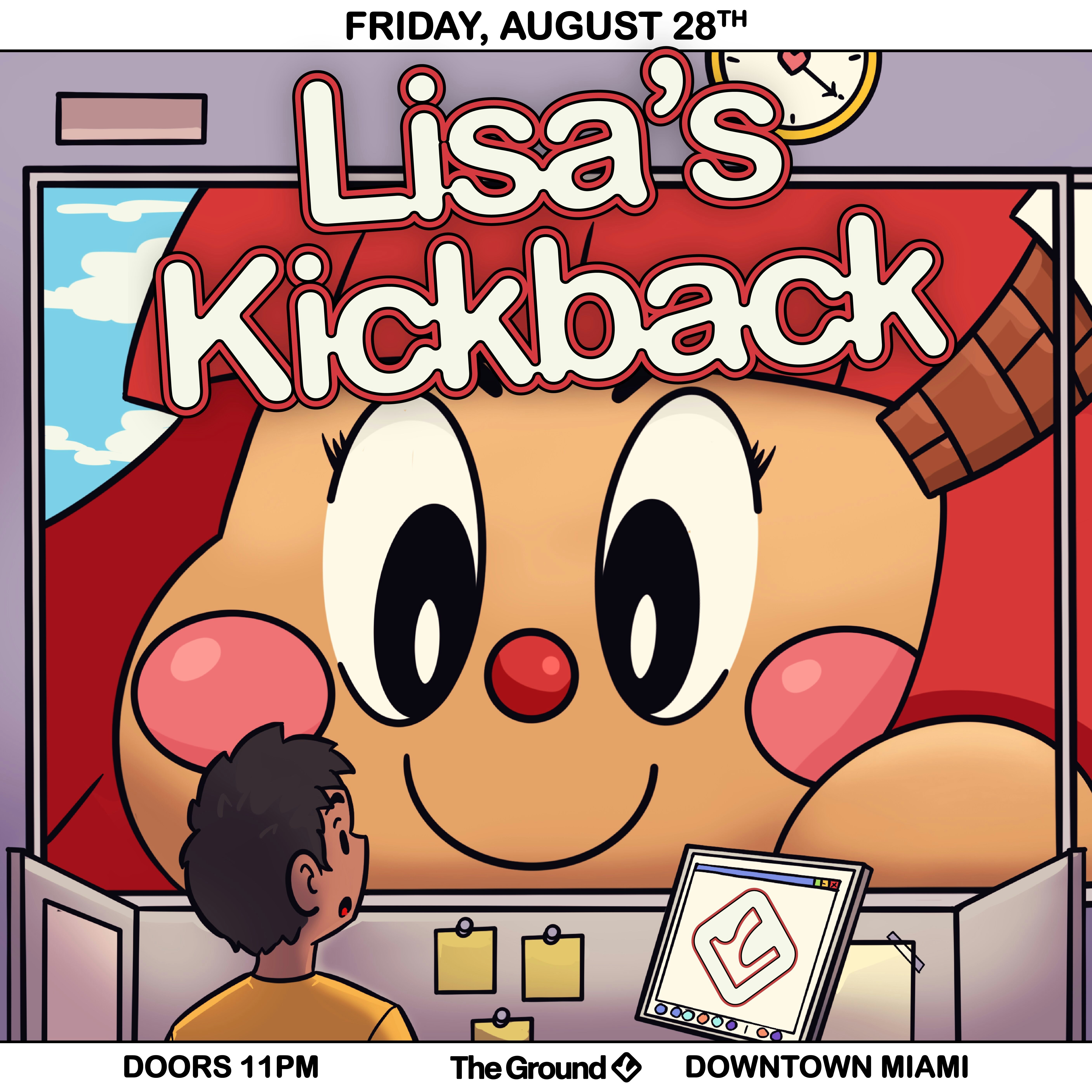 Lisa's Kickback flyer