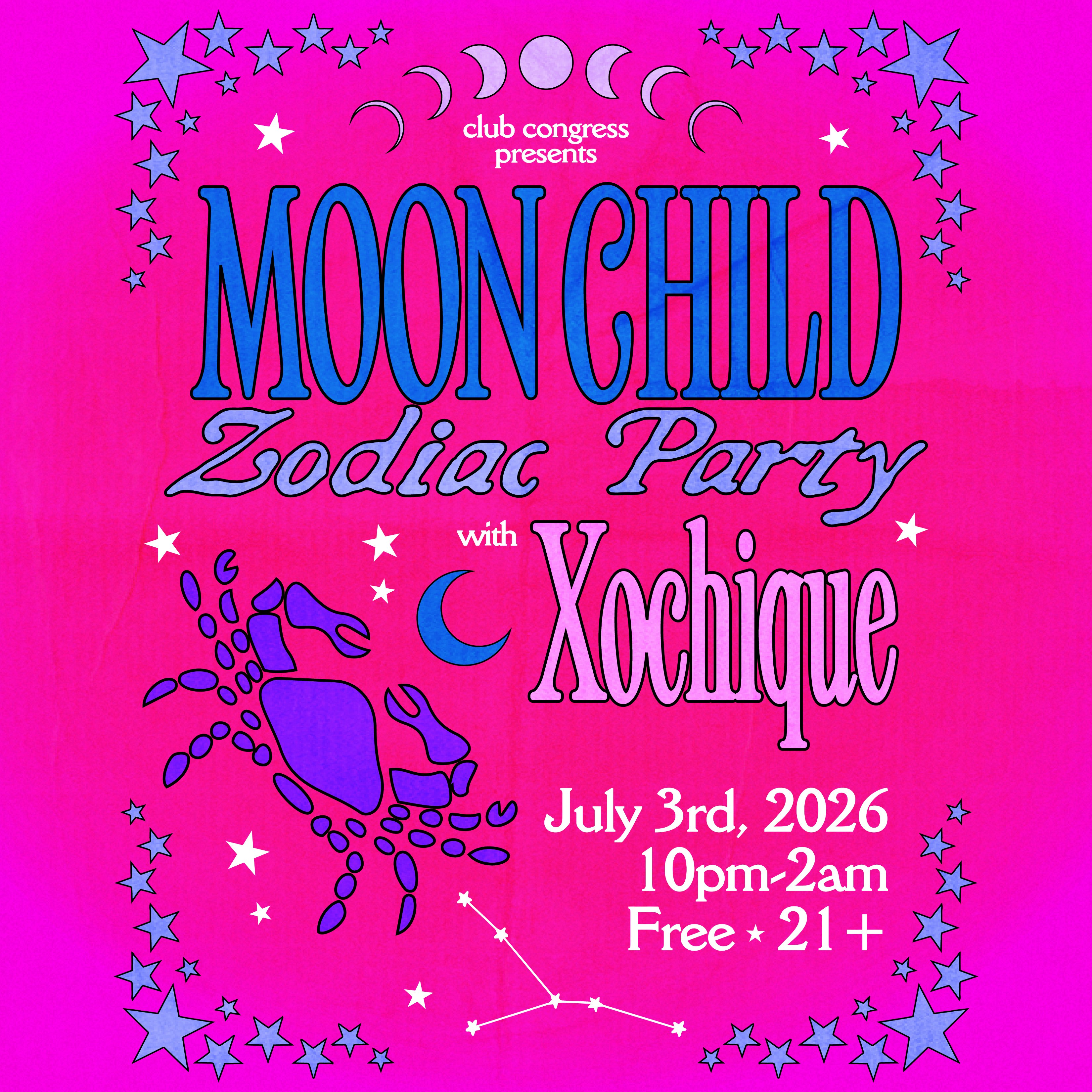 Moon Child Zodiac Party with Xochique