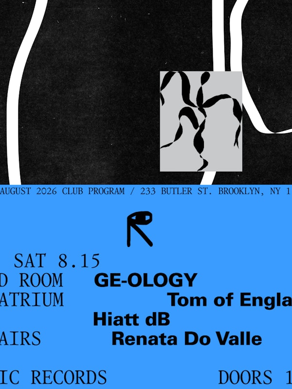 GE-OLOGY / Tom of England, Hiatt dB / Renata Do Valle