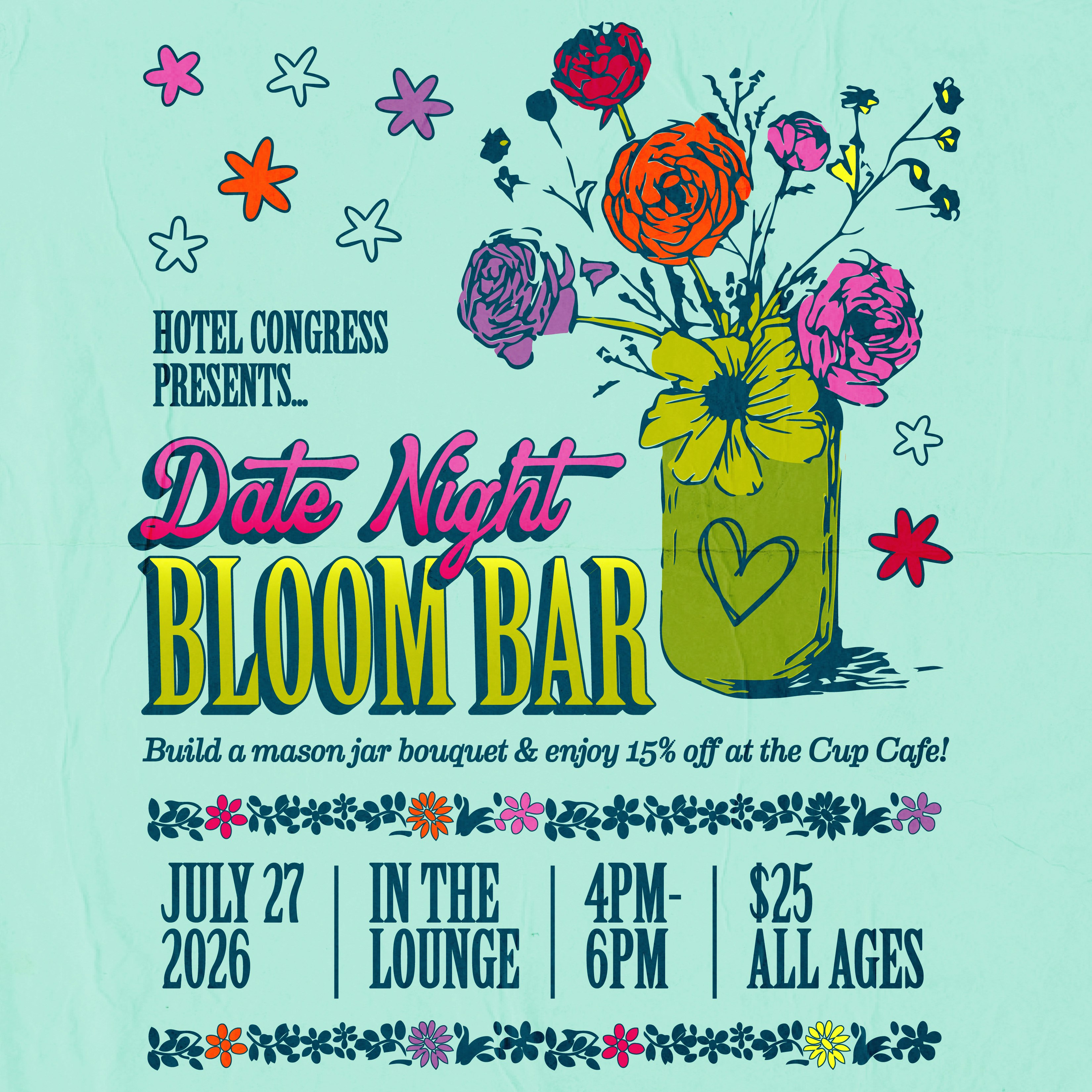 Summer Date Night Bloom Bar