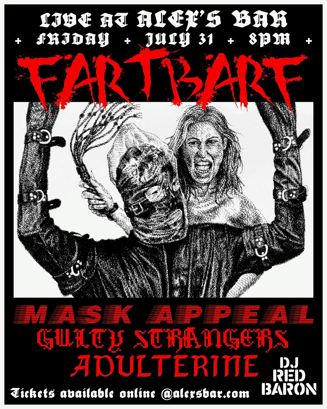 Fartbarf + Mask Appeal + Guilty Strangers + Adulterine - Alex's Bar