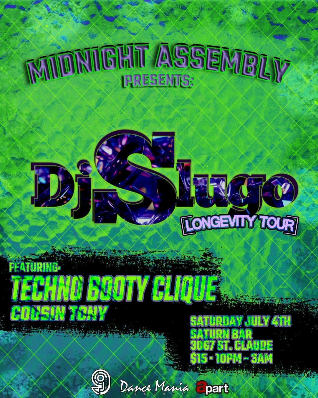 ごちそんぐDJ　Vol①② Dj Slugo, Techno Booty Clique, Cousin Tony Tickets | $12.47 | 4
