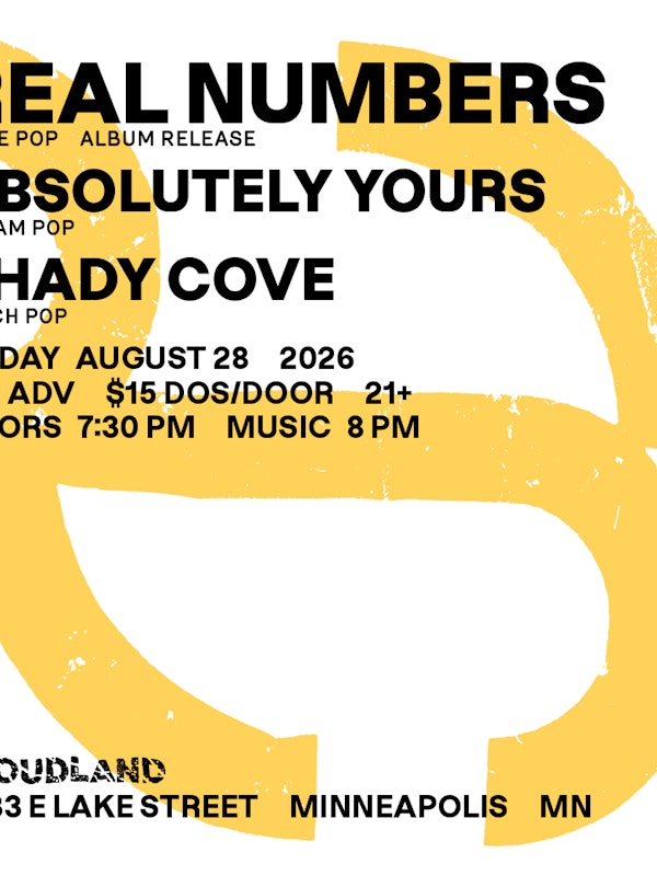 Real Numbers, Absolutely Yours, Shady Cove