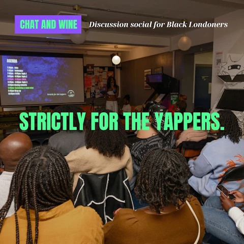 Chat & Wine: Discussion social night for Black Londoners