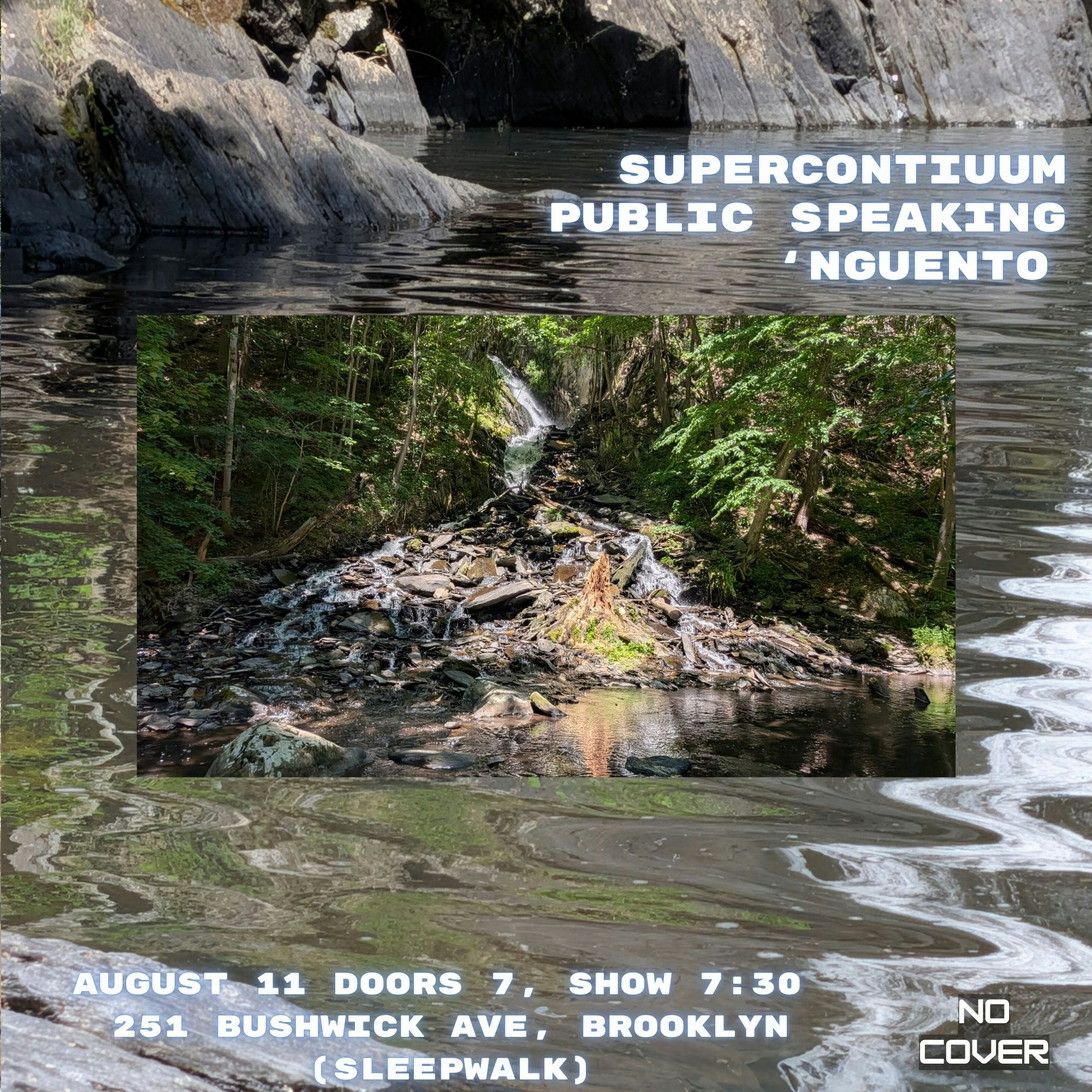 Supercontinuum, Public Speaking, ‘nguento - Sleepwalk