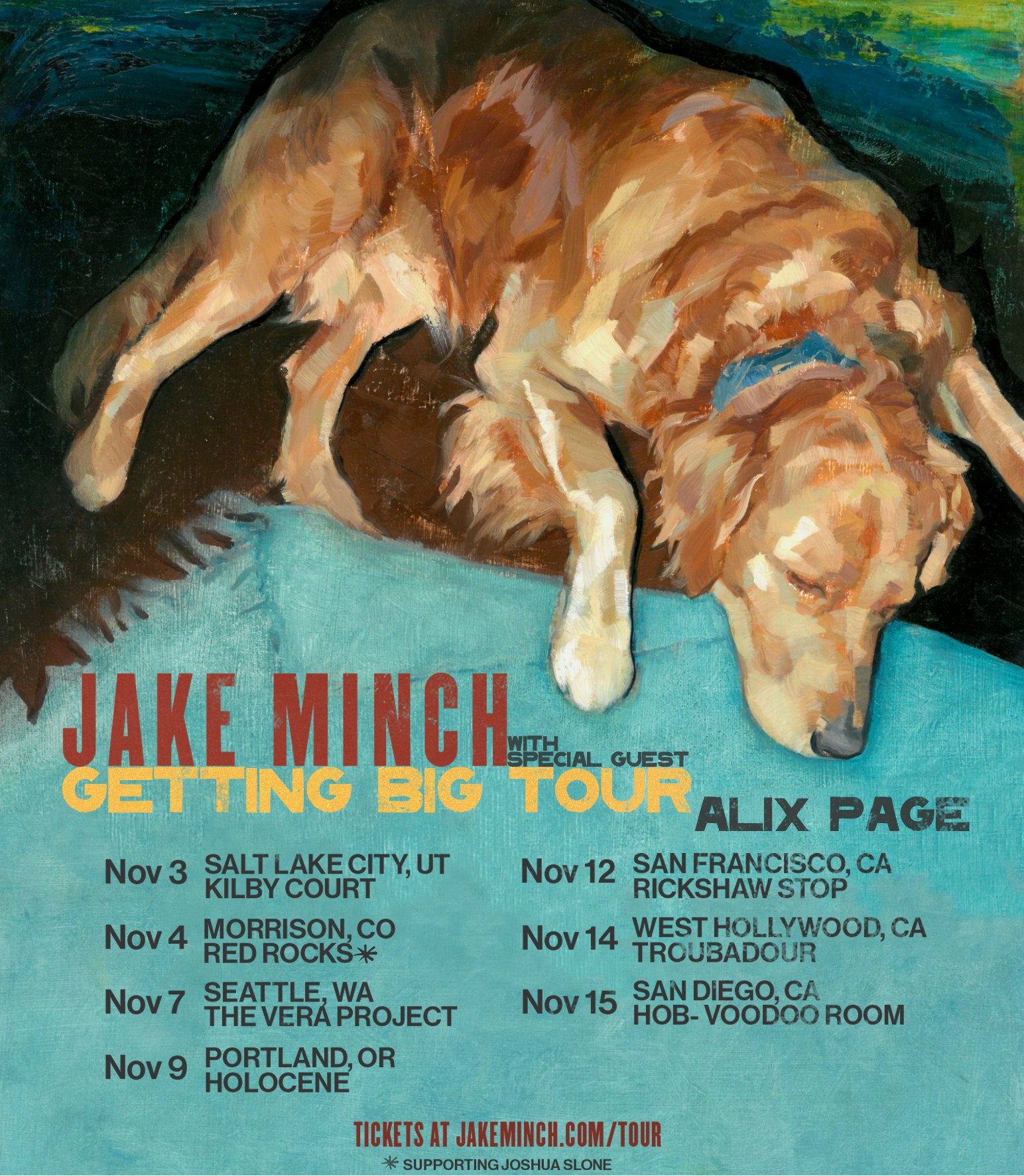 Jake Minch - Getting Big Tour Tickets | From $24.98 | 7 Nov @ The