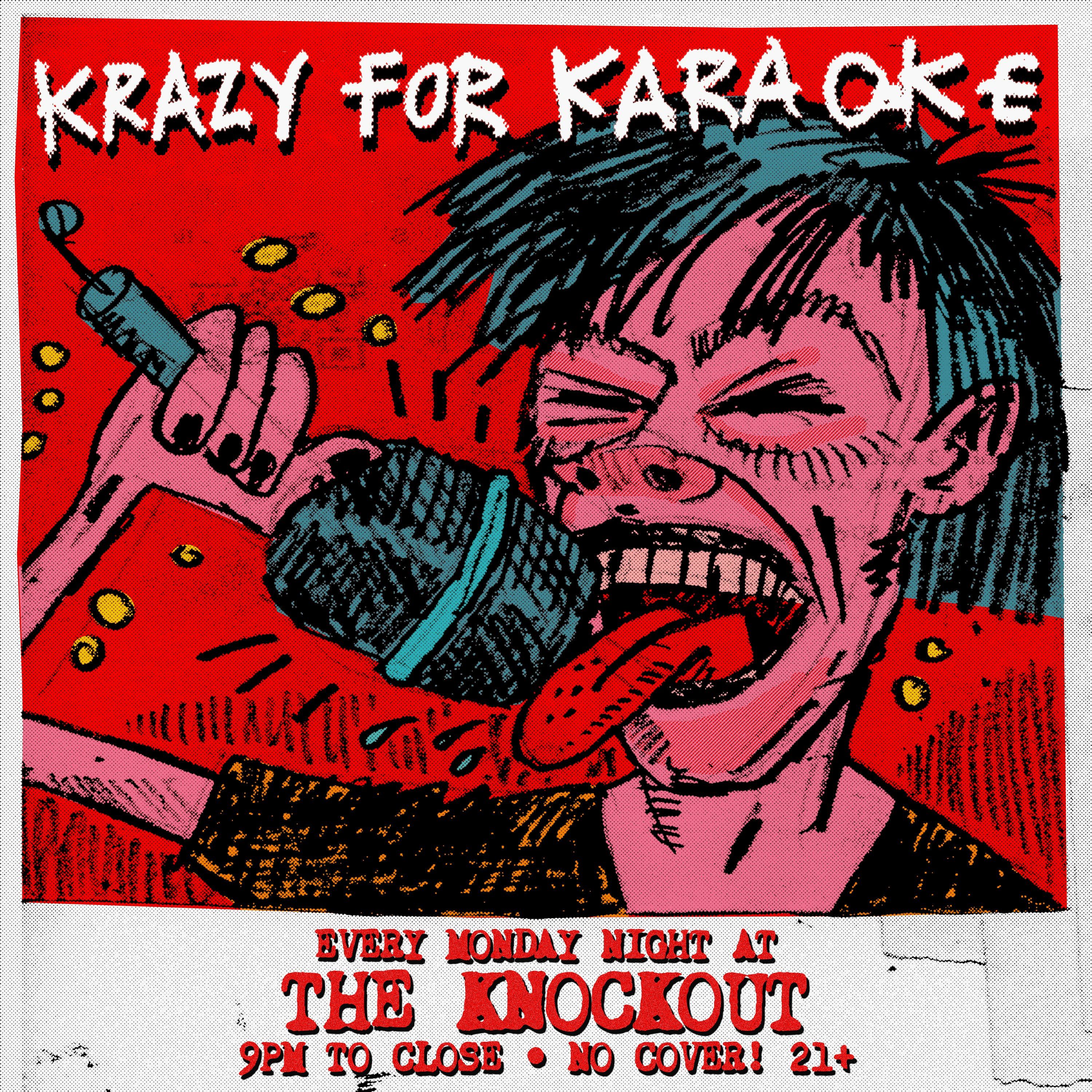 KRAZY FOR KARAOKE! Tickets | Free | 21 Sept @ The Knockout, San
