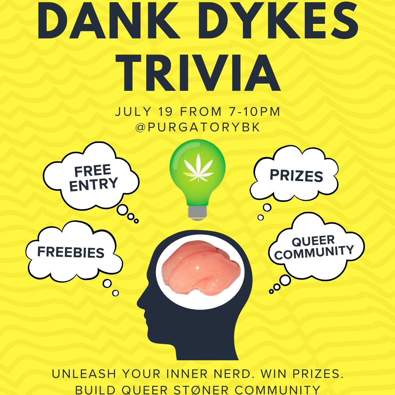 DOWNSTAIRS: Dank Dykes Trivia