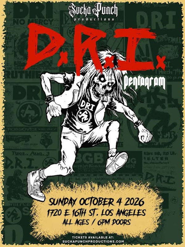 D.R.I. w/ Pentagram