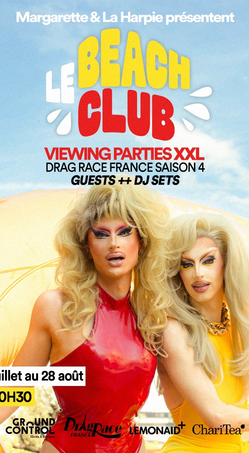 Beach Club - VIEWING PARTY DRAG RACE FRANCE #S4E4