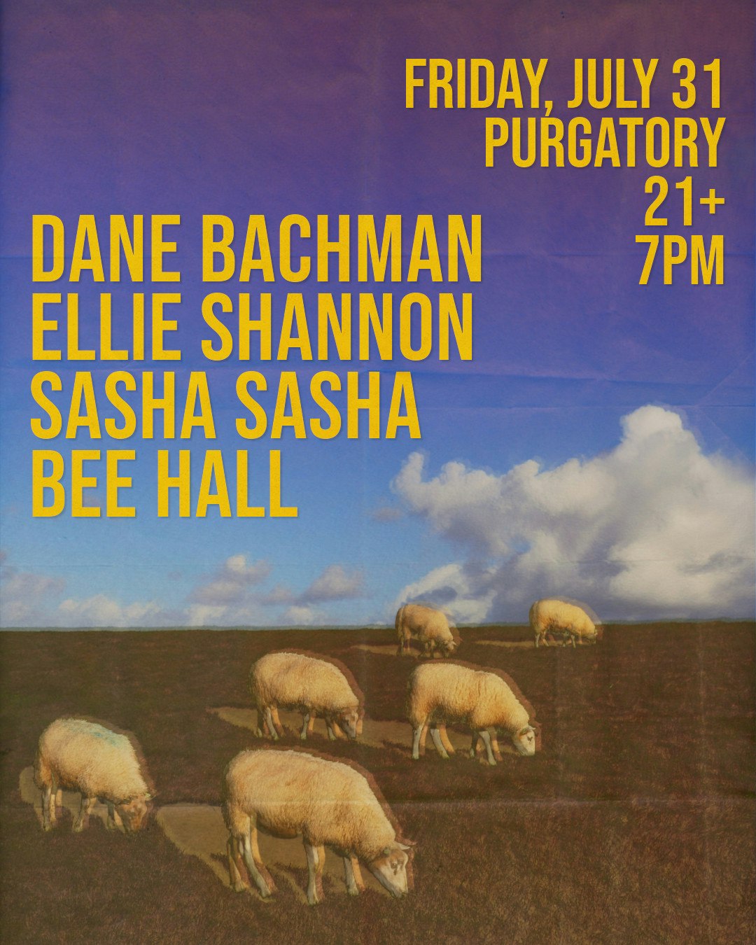Bee Hall, Dane Bachman, and more - Purgatory