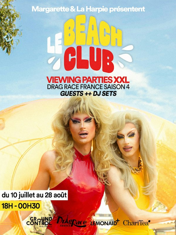 Beach Club - VIEWING PARTY DRAG RACE FRANCE #S4E7