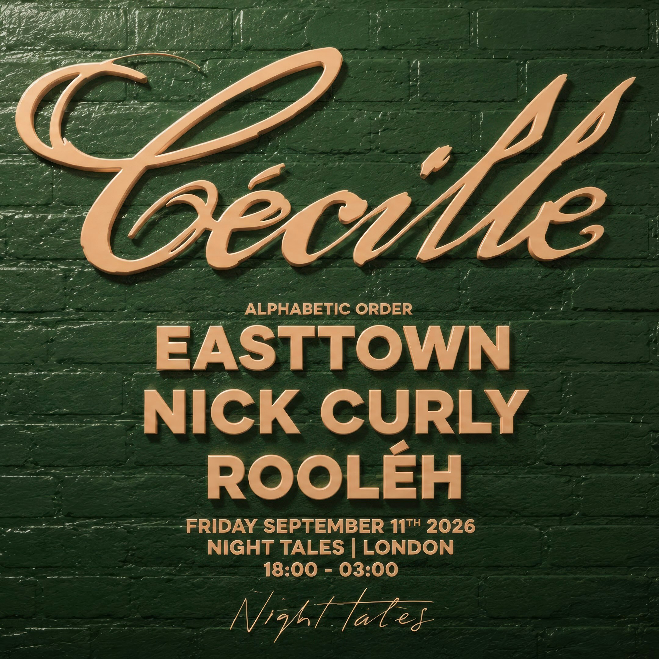 Cecille Records: Easttown, Nick Curley & Rooléh